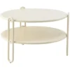 Blixt Soffbord ⌀65 cm Pearl White