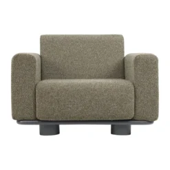 Bolster Fåtölj Antracit/Teddy Verde