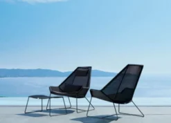 Breeze Högryggad Fåtölj Svart
