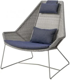 Breeze Högryggad Fåtölj Taupe