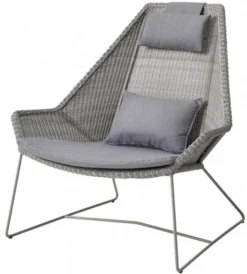 Breeze Högryggad Fåtölj Taupe