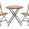 Brewer Cafegrupp 85 cm Teak/Svart