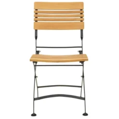 Brewer Matstol Svart/Teak