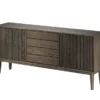 Broholm Sideboard Lameller 183x81 cm Rökoljad Ek