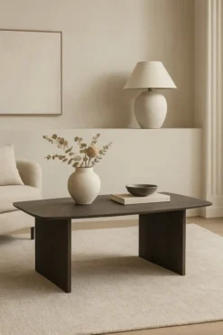 Broholm Soffbord 135x75 cm Rökoljad Ek