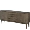Broholm Solid Sideboard 183x81 cm Rökoljad Ek