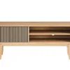 Broholm TV-bänk Lameller 124x55 cm Oljad Ek