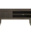 Broholm TV-bänk Lameller 124x55 cm Rökoljad Ek