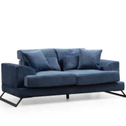 Canberra 2-sits soffa Marinblå