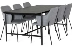 Cane Matbord Svart