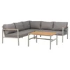 Cap Soffgrupp Light Grey/Grå 214x214 cm