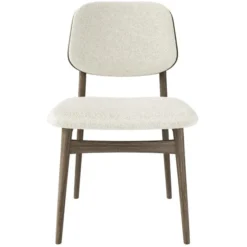Carl Matstol Rökoljad Ek/Beige Tyg