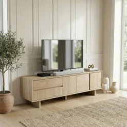 Carpi TV-bänk Naturlig ek