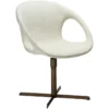 Carry Stol Bone White bouclé, Brass