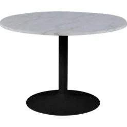 Carter Matbord Rund 110 cm Svart