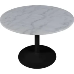 Carter Matbord Rund 110 cm Svart