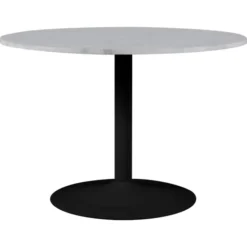 Carter Matbord Rund 110 cm Svart