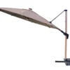 Caserta Frihängande Parasoll Beige/Wood 3m
