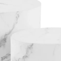 Cenon Satsbord 40x33x48 cm Carrara-marmor