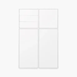 Chicago Quadrant-skåp Vit