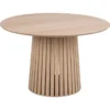 Christo Matbord Rund 120 cm Vitpigmenterad Ek