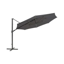 Cilento Frihängande Parasoll Ø350 cm Antracit/Grå
