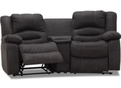 Cinema 2-sits Svängd Biosoffa Grått Tyg