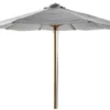 Classic Parasoll 3m Teak/Light Grey