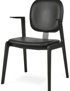 Cliff Karmstol Svart Ek