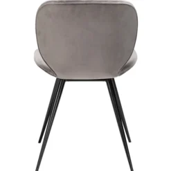 Cloud Stol Grey Velvet