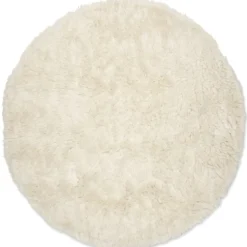 Cloudy Rund 160 cm Matta Naturvit