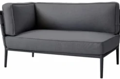 Conic 2-sits Soffa Höger Grå