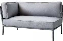Conic 2-sits Soffa Höger Ljusgrå