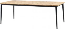 Core Bord 210x90cm Teak / Lava Grå