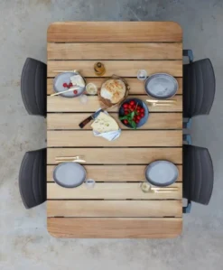 Core Bord 160x90cm Teak / Taupe