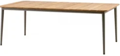 Core Bord 210x90cm Teak / Taupe