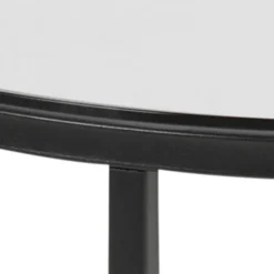 Cross Sidobord Rund 55 cm Svart