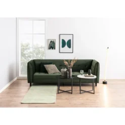 Cross Sidobord Rund 55 cm Svart