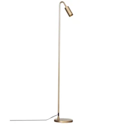 Curve Golvlampa Guld matt