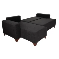 Dakar Mini (45 x 45 cm) Bäddsoffa, hörn Antracit