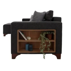 Dakar Mini (45 x 45 cm) Bäddsoffa, hörn Antracit