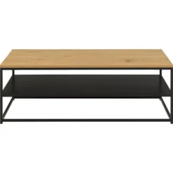 Damian Soffbord 42x120x60 cm Ek/Svart