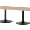 Davis Matbord Vitoljad Ek/Svart 210cm