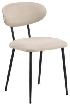 Delfino Matstol Basel tyg Beige
