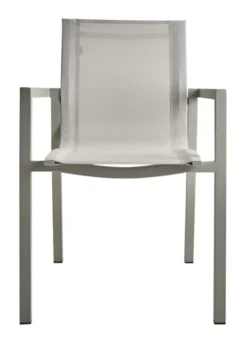Delia Karmstol Light Grey/Off-White