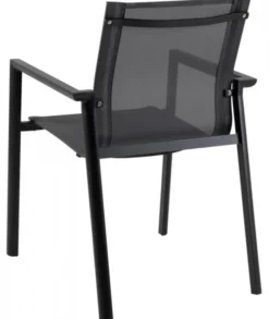 Delia Karmstol Textilene / Svart