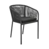 Delta Karmstol Svart/Teddy Black Svart