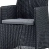 Diamond stol inkl. Sunbrella Natte dyna Grafit