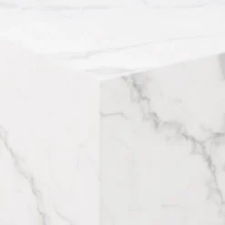Dijon Satsbord 58x58 cm Vit Carrara