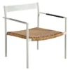 DK Loungestol Light Grey/Natur